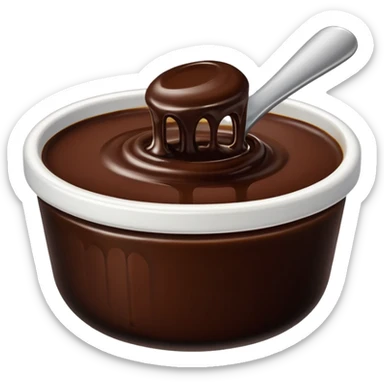 salsa de chocolate sticker