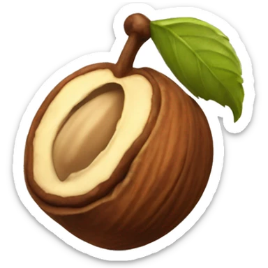 hazelnut involucre sticker