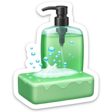 Soap and shampoo sticker