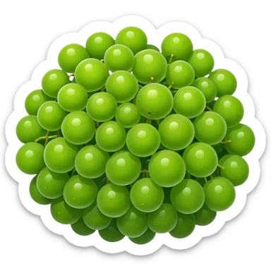 sea grape which is green looking like a grape. but way more tiny ones sticker