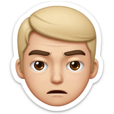 Going crazy squint sticker