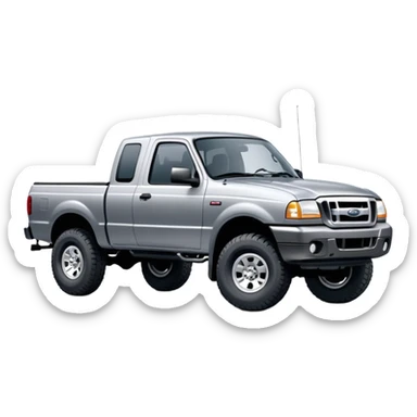 2005 grey ford ranger  sticker