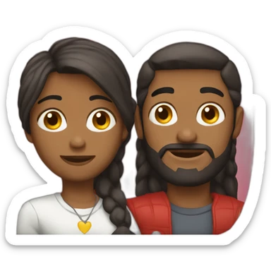 Pousando no amor sticker