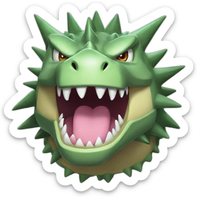shiny mega tyranitar sticker