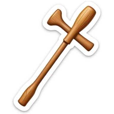 cane wood sticker