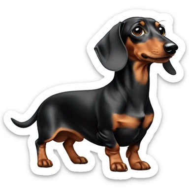 dapple dachshund sticker