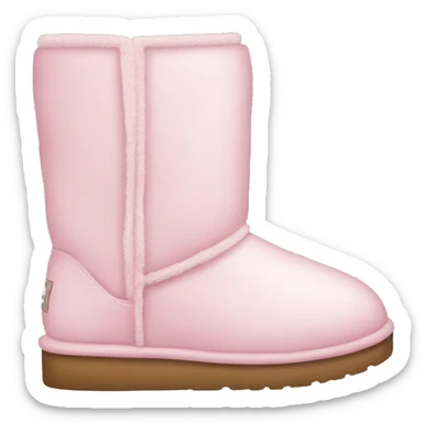 light pink uggs sticker