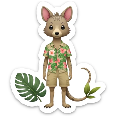Modern tropical Vernid-Trico-species by LiLaiRa full body sticker