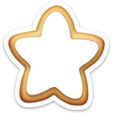 light pink christmas cookie sticker