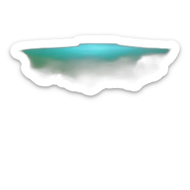 Point d’eau sous terre naturelle. sticker