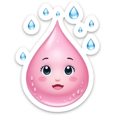 babypink shower sticker