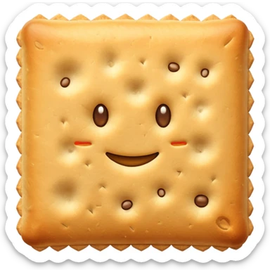 crackers carré aux graines sticker