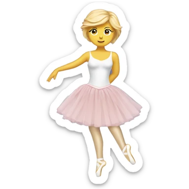 donald trump with balerina clothes sticker
