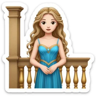 Juliet on the balcony sticker