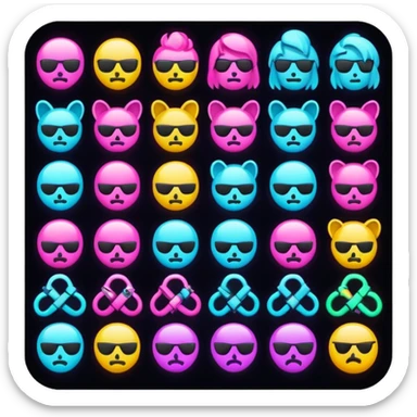 devops cyberpunk vaporwave hacker themed emoji pack sticker
