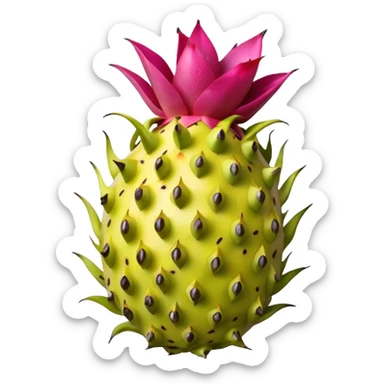 dragon fruit yellow sticker