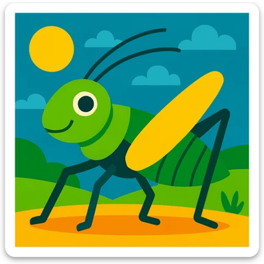 Cricket sticker