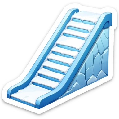 snow jibbing ramp sticker