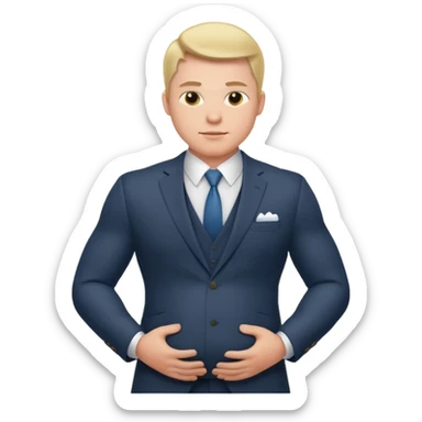 pregnant elon musk man sticker