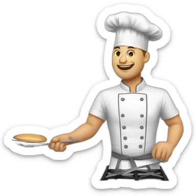 Fouet ustensile de cuisine  sticker