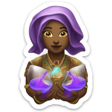 fortune teller entrepreneur sticker