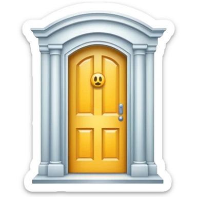 dimensional doorway  sticker