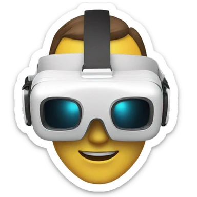 virtual reality headset sticker