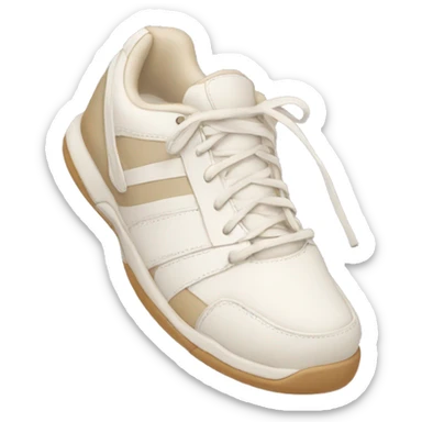 chunky white and beige tennis shoes sticker