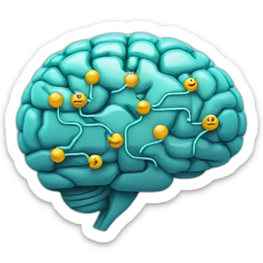 brain circuit sticker