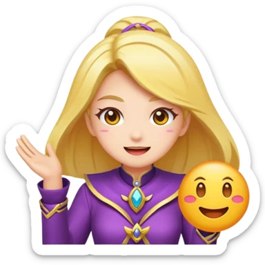 Emoji nana mobile legend recall recall sticker