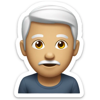 Person squaring  sticker