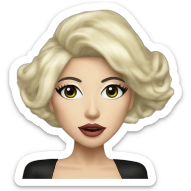 Lady gaga on the fame era sticker