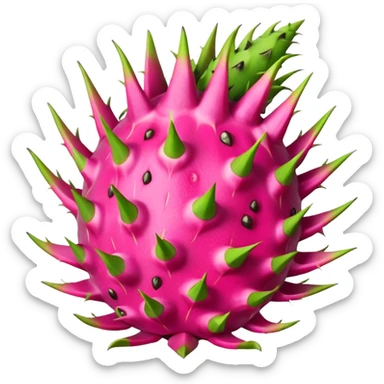 Dragon fruit sticker