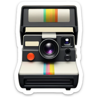 polaroid sx70 camera sticker