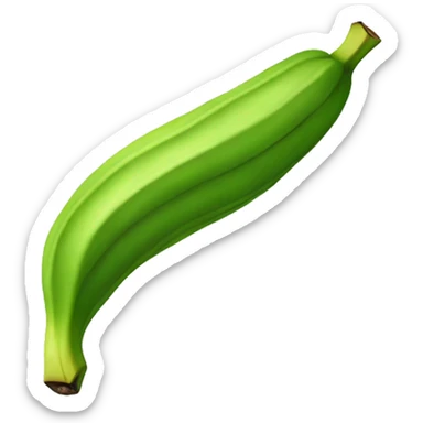 platano verde sticker