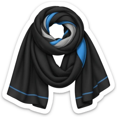 scarf: negra sticker