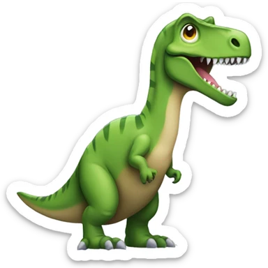 dinosaurio diseñador sticker