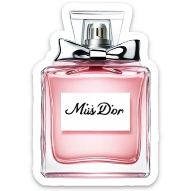 Miss dior perfume sticker