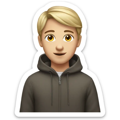 a russian young person sticker