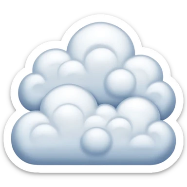 nubes sticker