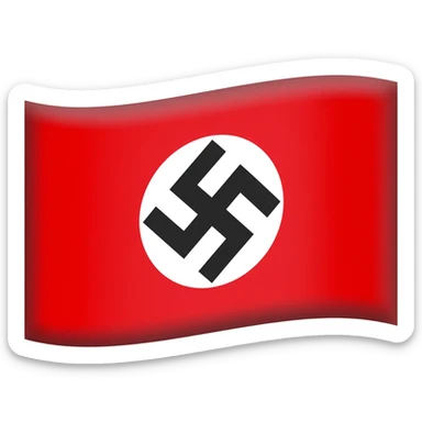 Nazi flag sticker