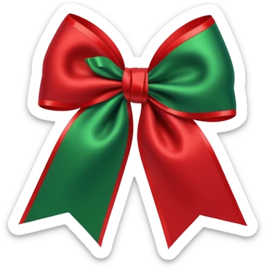 Christmas bows sticker