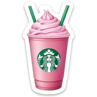 starbucks pink drink sticker