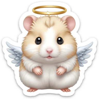 Angel hamster sticker