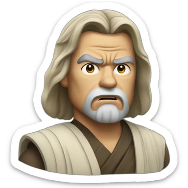skywalker-angry sticker