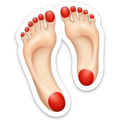 screaming kicking feet sticker