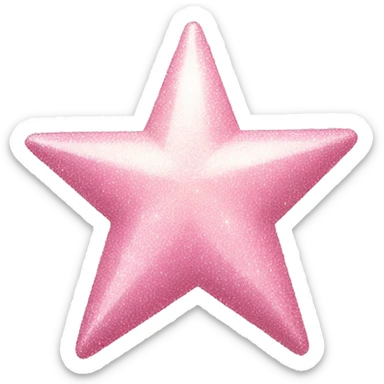 Light pink sparkle star✨ sticker