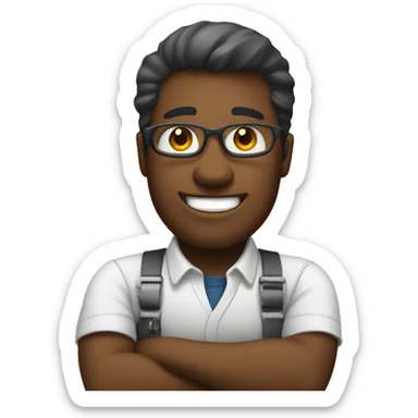 Have a great time at work sticker