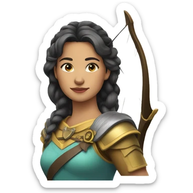 archer queen sticker