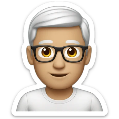tim cook with black macbook pro sticker